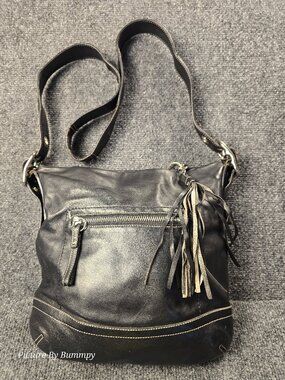 Vintage Coach Legacy Slim #1415 Black Leather Shoulder Bag